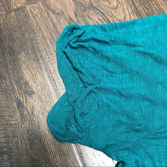 Love J Heathered Lace Up Neck Crop Top - Picture 5 of 6